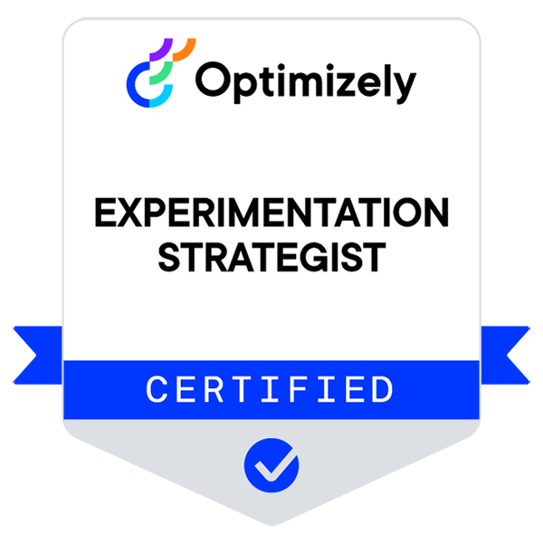 Optimizely Experimentation Strategist Certification Badge